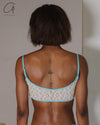 BASERANGE 25 Early Spring French Lace MUSIAL Bra/Panty Series BAS-BRMU-LA-SP25-UNDYED(TURQUOISE) UNDYED BRMU